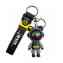 Ключодържател Астронавт, черен, 7 см