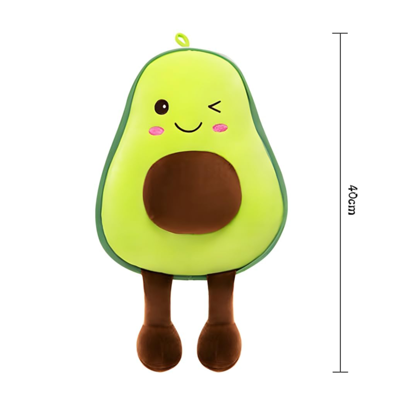 Плюшена възглавница авокадо, 40 см