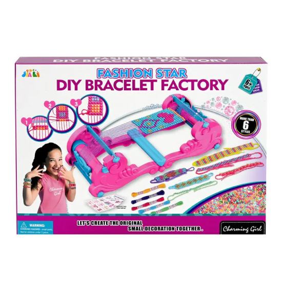 Комплект Направи си сам - Гривни със стан, мъниста и аксесоари