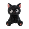 Плюшено коте Кити, черно, 45 см