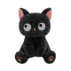 Плюшено коте Кити, черно, 45 см