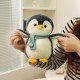 Плюшен пингвин Кико със синьо шалче, 20 см