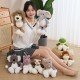 Плюшен слон Ангел с медальон, сив, 30 см