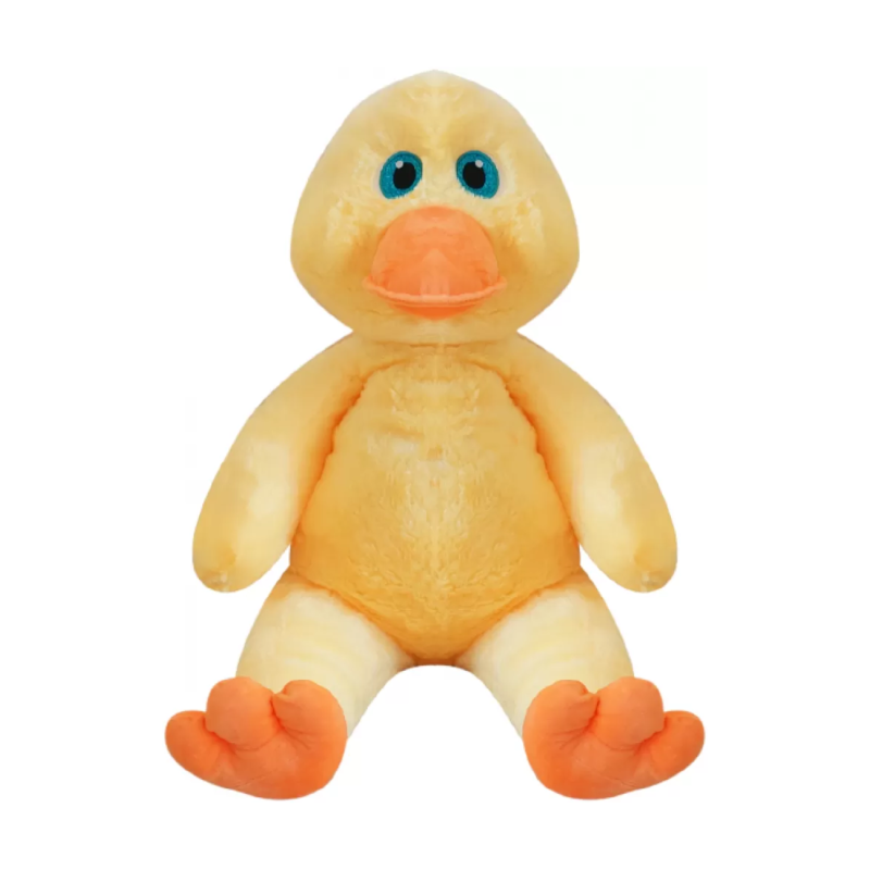 Плюшено пате Моли, жълто, 100 см