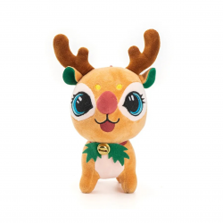 Плюшено коледно еленче Ради, 24 см