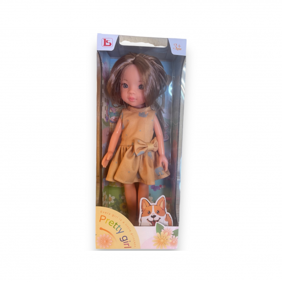 Детска кукла София с подвижни очи, 33 см