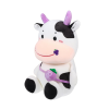 Плюшена кравичка с лилави рогца, 30 см
