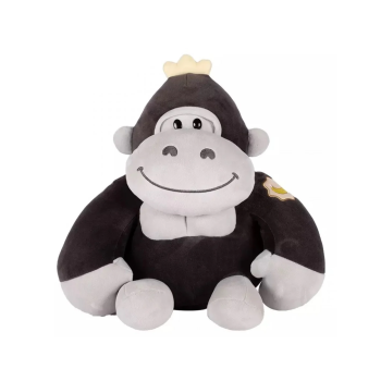 Плюшена горила Фифо, черна, 22 см