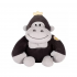 Плюшена горила, черна, 22 см
