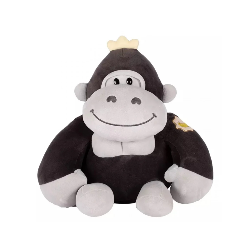 Плюшена горила Фифо, черна, 22 см