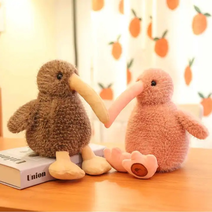  Плюшена птица киви, кафява, 23 см