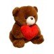 Плюшено мече Амор, кафяво, 20 см