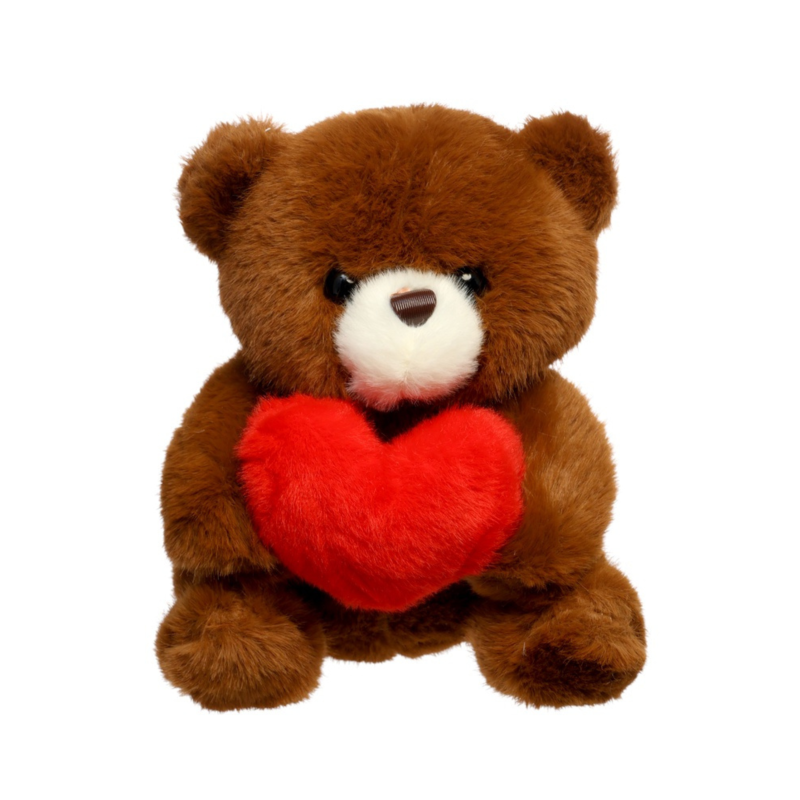 Плюшено мече Амор, кафяво, 20 см
