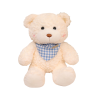 Плюшено мече Пепи с кърпа, бяло, 40 см