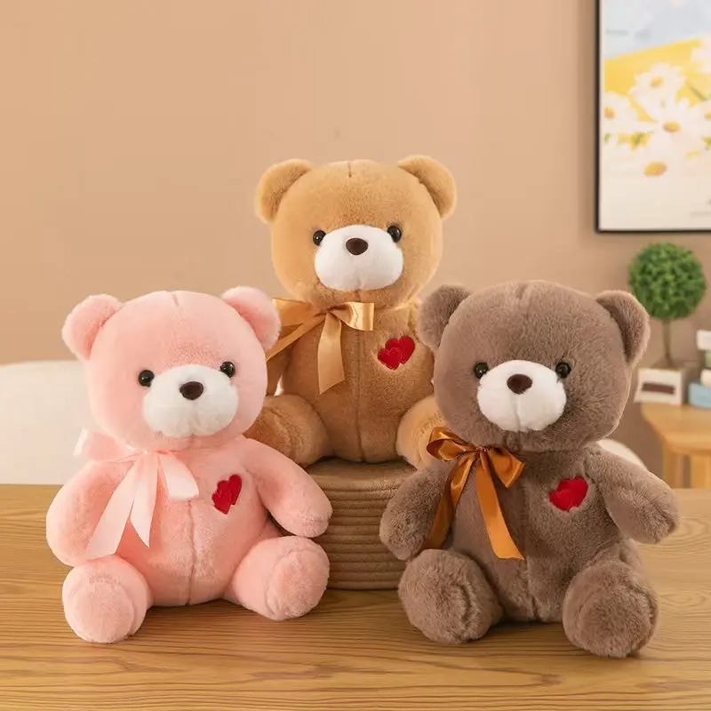 Плюшено мече Добри, светло кафяво, 25 см