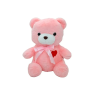 Плюшено мече Добри, розово, 25 см