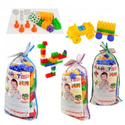 Детски конструктор - 80 едри елемента