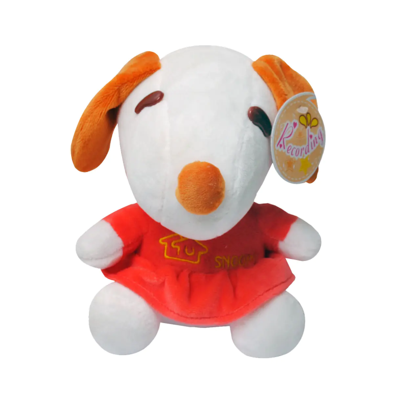 Повтаряща плюшена играчка куче, 19 см