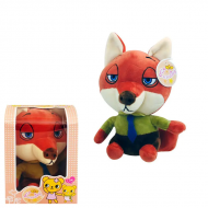 Повтаряща плюшена играчка лисица, 19 см