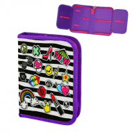 Несесер в лилаво с една преграда - Емотикони 