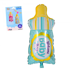 Балон Шише с биберон Welcome baby boy Балон Шише с биберон Welcome baby boy