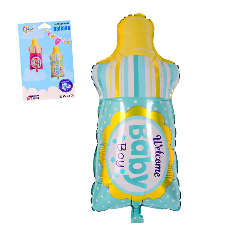 Балон Шише с биберон Welcome baby boy