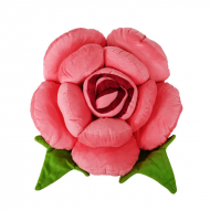 Плюшена възглавница Цвете в розово