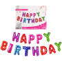 Балони Happy Birthday, цветни