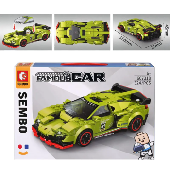 Конструктор - Спортна кола 336 елемента