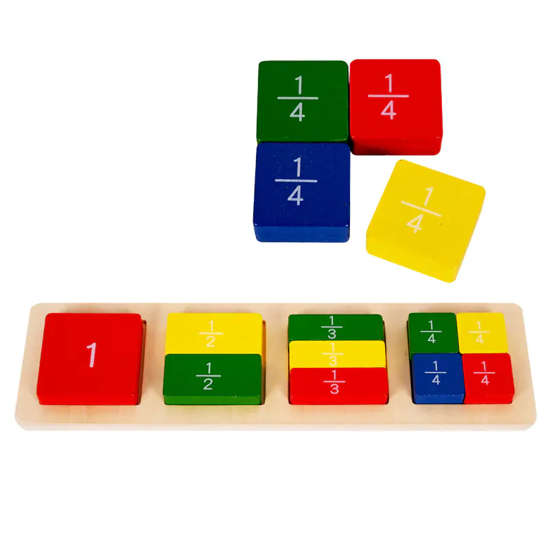 Сортер с дроби - Квадрат