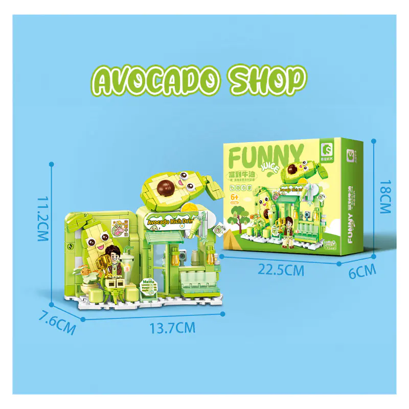 Детски Конструктор - Funny Juice Avocado Shop