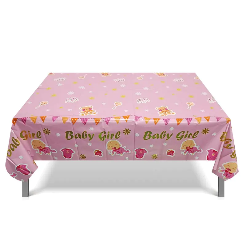 Парти покривка Baby Girl в розово