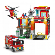 Конструктор - Пожарна станция с пожарна