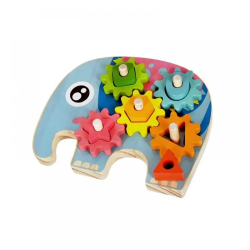 Дървен сортер Слонче – креативна игра за деца Дървен сортер Слонче – креативна игра за деца