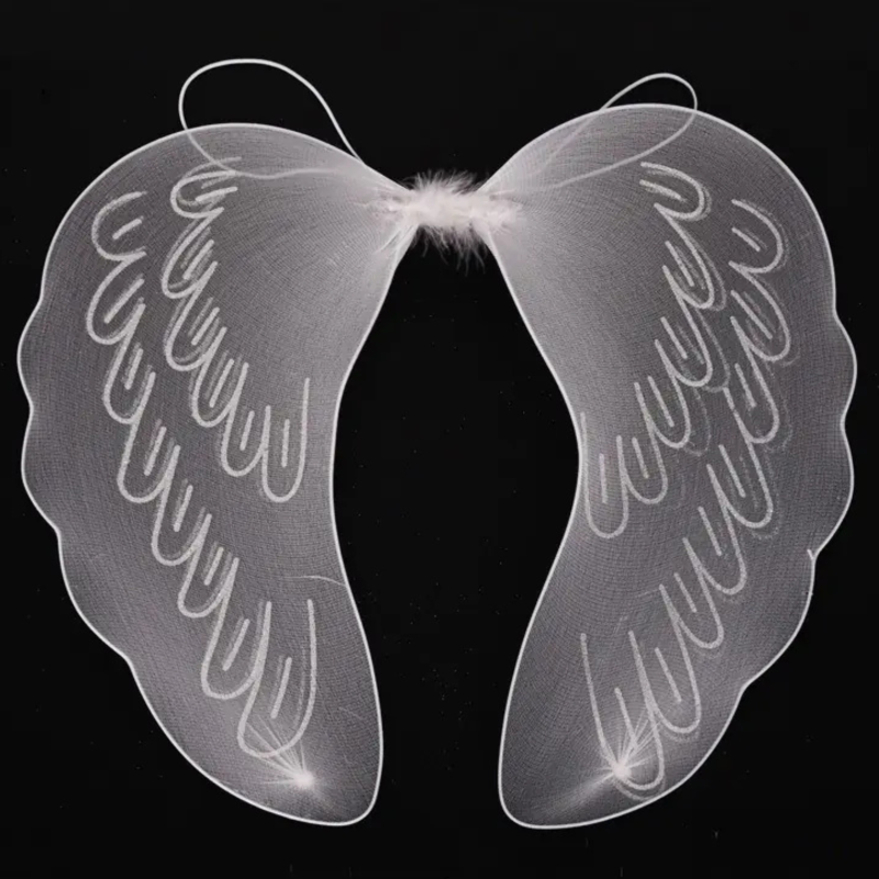 Парти Ангелски крила с брокатени елементи