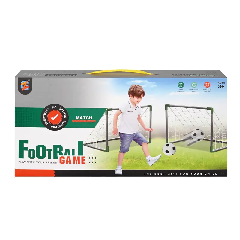 Комплект футболни две вратички с топка и помпа
