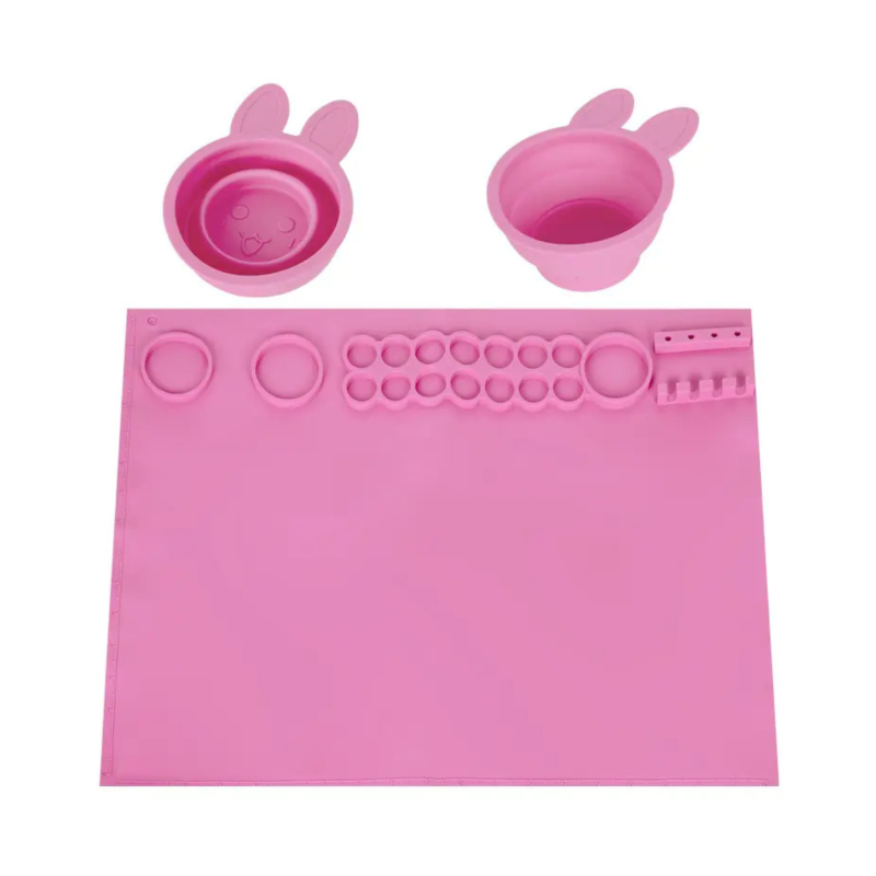 Силиконова подложка за рисуване в розово