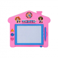 Магнитна дъска за рисуване със сметало, печати и часовник