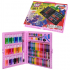 Комплект за рисуване и оцветяване в розово куфарче, 150 части
