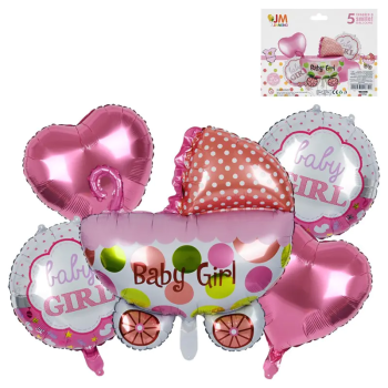 Комплект балони Baby Girl за бебе момиче