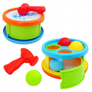 Барабанче и занимателна игра - Чукче с топки 2 в 1 Барабанче и занимателна игра - Чукче с топки 2 в 1