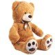 Плюшено мече Куба, кафяво, 100 см