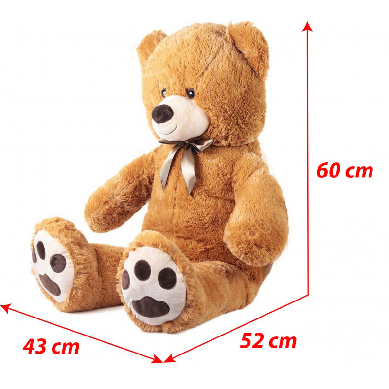 Плюшено мече Куба, кафяво, 100 см