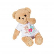 Плюшено мече BABY Born с бяла блузка, кафяво, 33 см