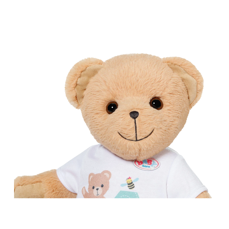 Плюшено мече BABY Born с бяла блузка, кафяво, 33 см