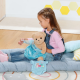BABY Born Плюшено мече със синя блузка, кафяво, 33 см