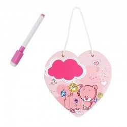 Табела сърце с място за послание