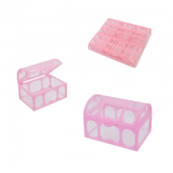 Сандъче с прозорчета в розово Сандъче с прозорчета в розово