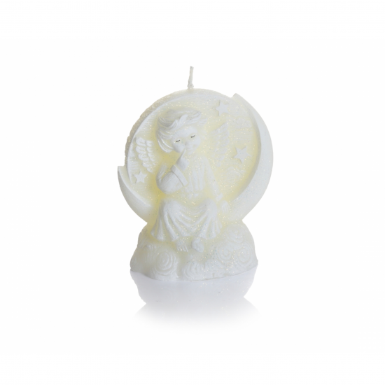 Свещ ангел в кутия, 8 см