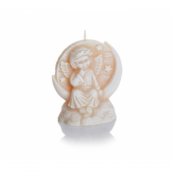 Свещ ангел в кутия, 8 см